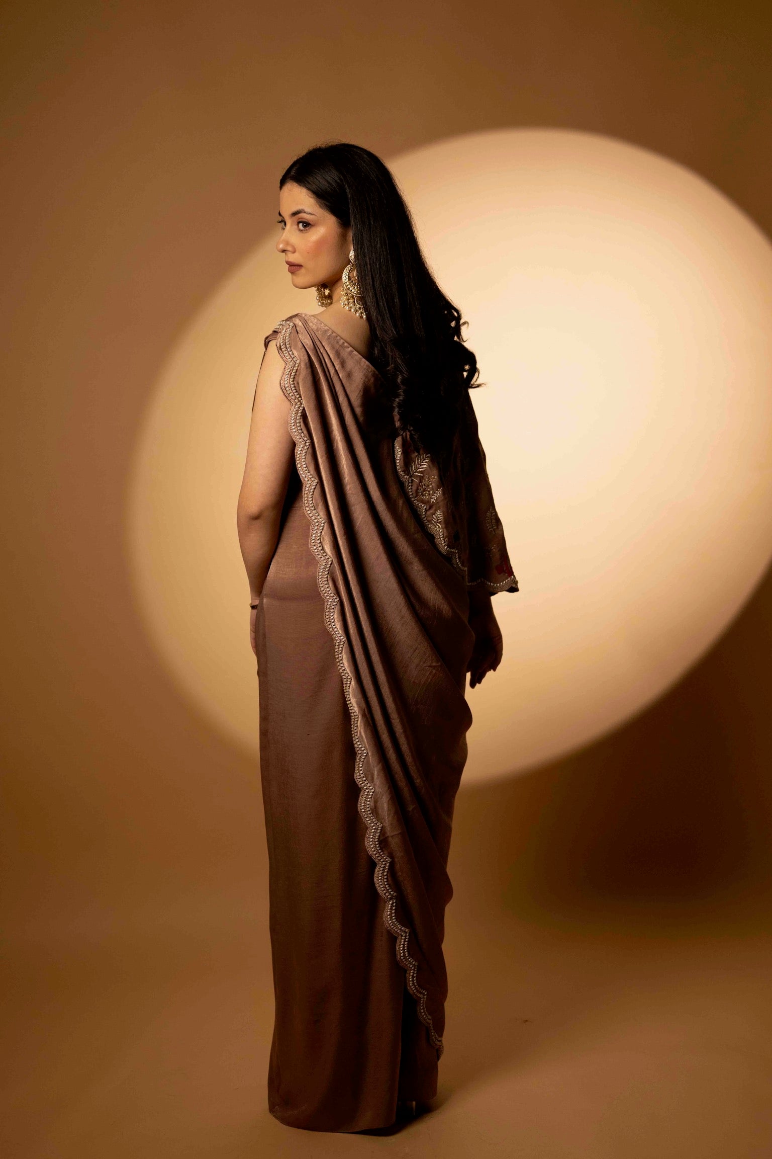 Anahita Sandwash Drape Dress
